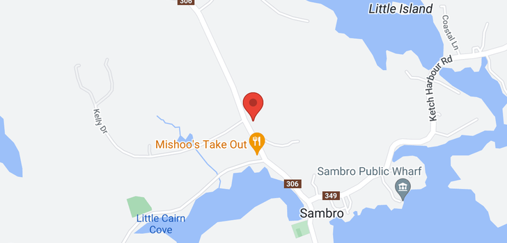 map of 3596 Old Sambro Road